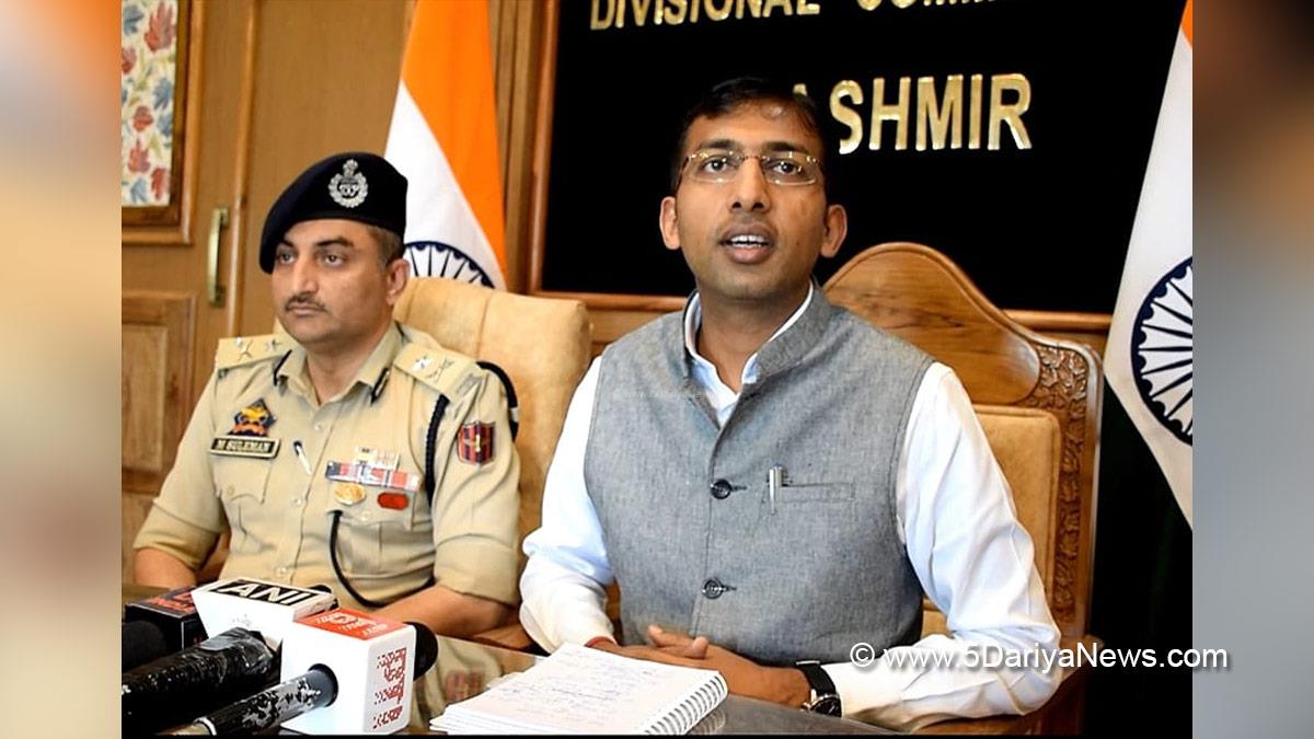 Anshul Garg, Divisional Commissioner Kashmir, Srinagar, Jammu, Kashmir, Jammu And Kashmir, District Administration Srinagar, M Suleman Choudhary