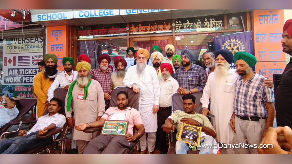 Kultar Singh Sandhwan, AAP, Aam Aadmi Party, AAP Punjab, Aam Aadmi Party Punjab, Government of Punjab, Punjab Government, Blood Donation Camp