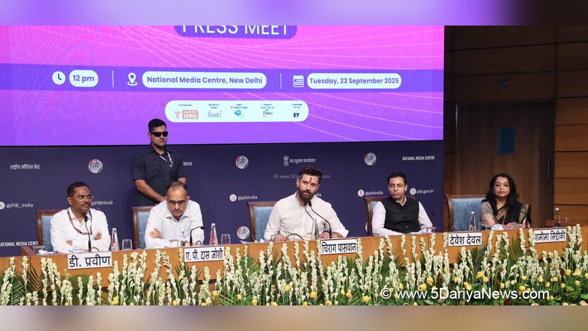 Chirag Paswan, Lok Janshakti Party, Bharatiya Janata Party, BJP, World Food India 2025