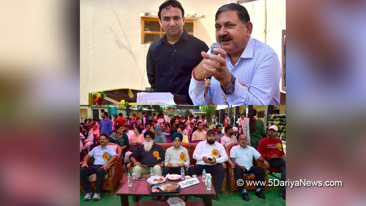 Ashok Kumar Sharma, Poonch, Deputy Commissioner Poonch, Kashmir, Jammu And Kashmir, Jammu, District Administration Poonch, District Level Kala Utsav 2025, PM Shri Boys High School Purani Poonch