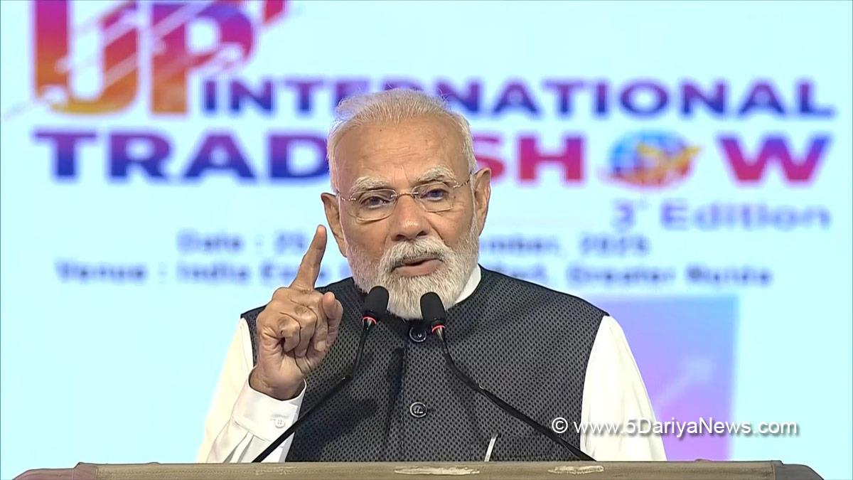 Narendra Modi, Modi, BJP, Bharatiya Janata Party, Prime Minister of India, Prime Minister, Narendra Damodardas Modi, Uttar Pradesh International Trade Show 2025