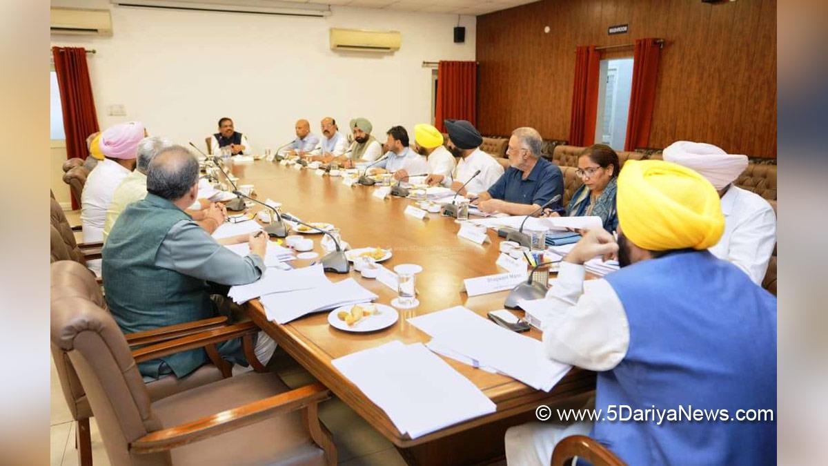Bhagwant Mann, Bhagwant Singh Mann, AAP, Aam Aadmi Party, Aam Aadmi Party Punjab, AAP Punjab, Government of Punjab, Punjab Government, Punjab, Chief Minister Of Punjab, Cabinet Decision Punjab
