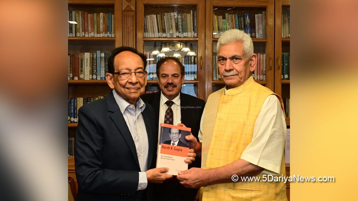 Manoj Sinha, Lieutenant Governor JK, Raj Bhavan, Jammu, Srinagar, Kashmir, Jammu And Kashmir, Dr Harsh K Gupta, National Disaster Management Authority, NDMA