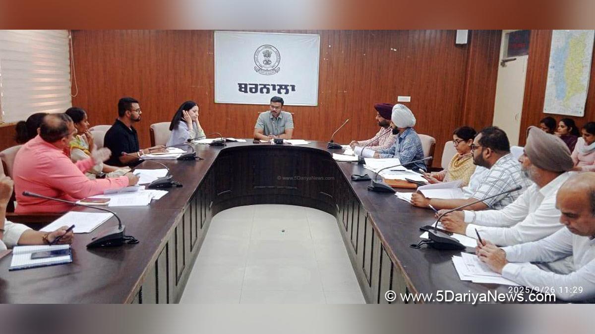 T Benith, DC Barnala, Deputy Commissioner Barnala, Barnala