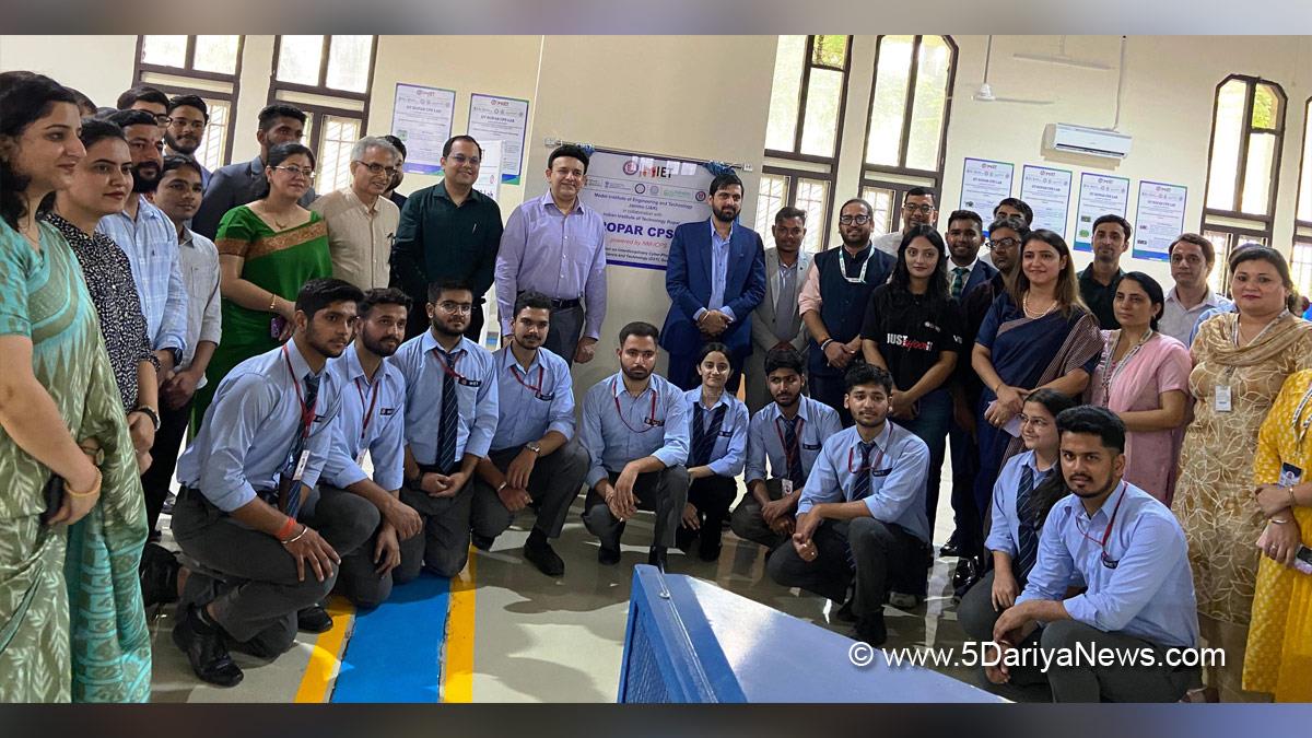 Indian Institute of Technology, IIT Ropar, Prof Ankur Gupta, MIET, 17th Cyber Physical Systems, CPS Labs