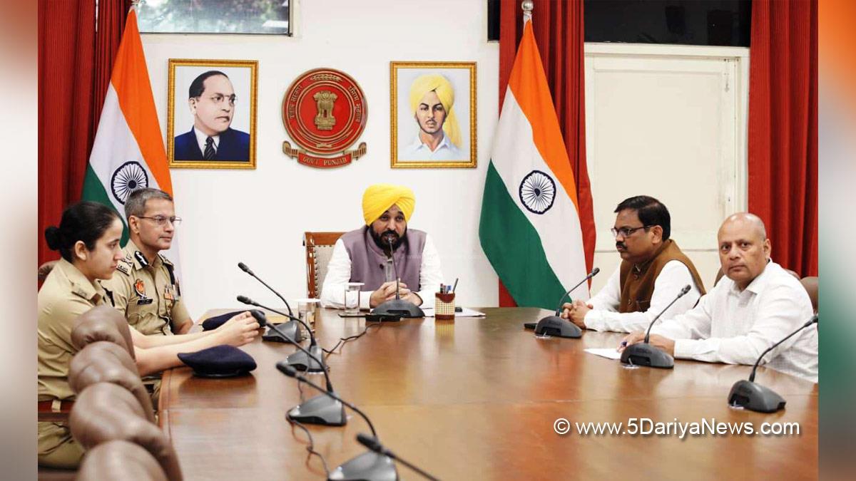 Bhagwant Mann, Bhagwant Singh Mann, AAP, Aam Aadmi Party, Aam Aadmi Party Punjab, AAP Punjab, Government of Punjab, Punjab Government, Punjab, Chief Minister Of Punjab, KAP Sinha, Chief Secretary of Punjab, Gaurav Yadav, Punjab Police, Police, Punjab Admin, Director General of Police Punjab, DGP Punjab