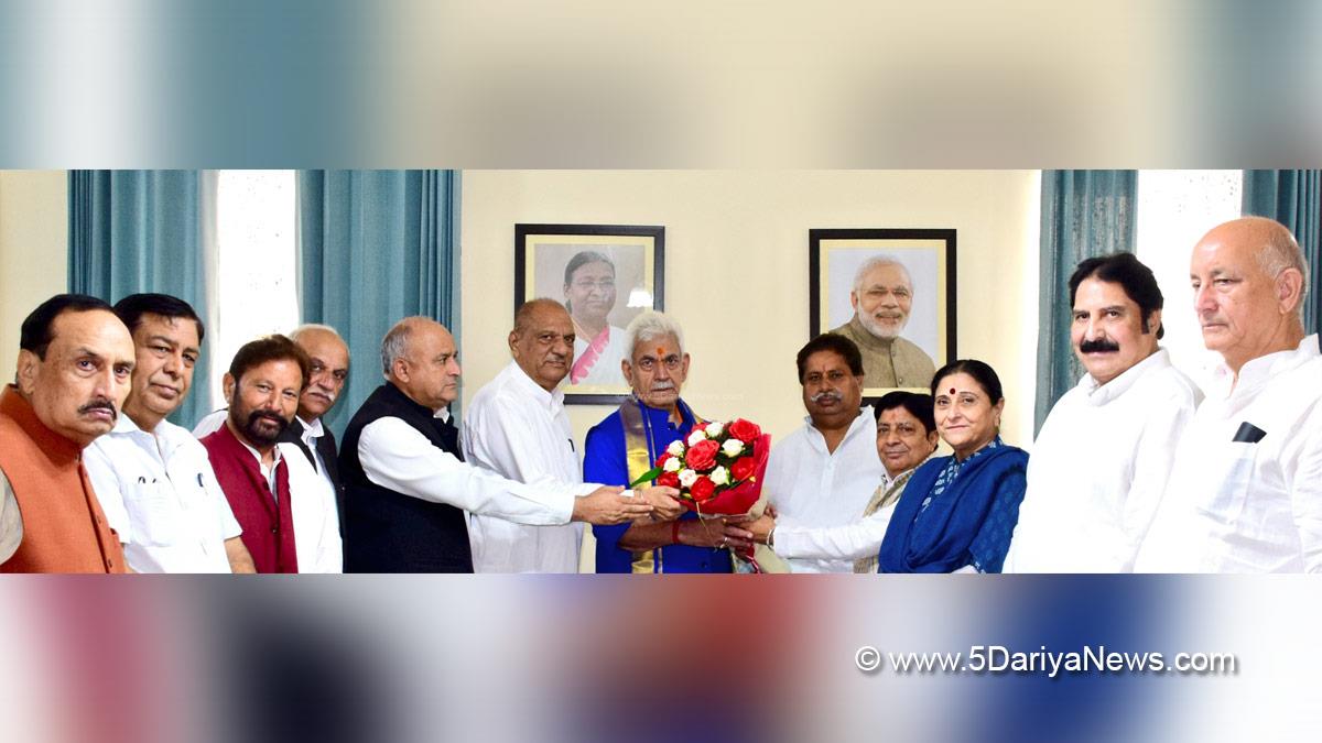 Manoj Sinha, Lieutenant Governor JK, Raj Bhavan, Jammu, Srinagar, Kashmir, Jammu And Kashmir