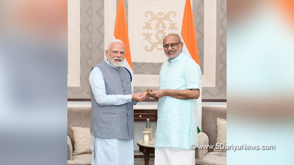 Narendra Modi, Modi, BJP, Bharatiya Janata Party, Prime Minister of India, Prime Minister, Narendra Damodardas Modi, CP Radhakrishnan, Chandrapuram Ponnusami Radhakrishnan, Vice President of India