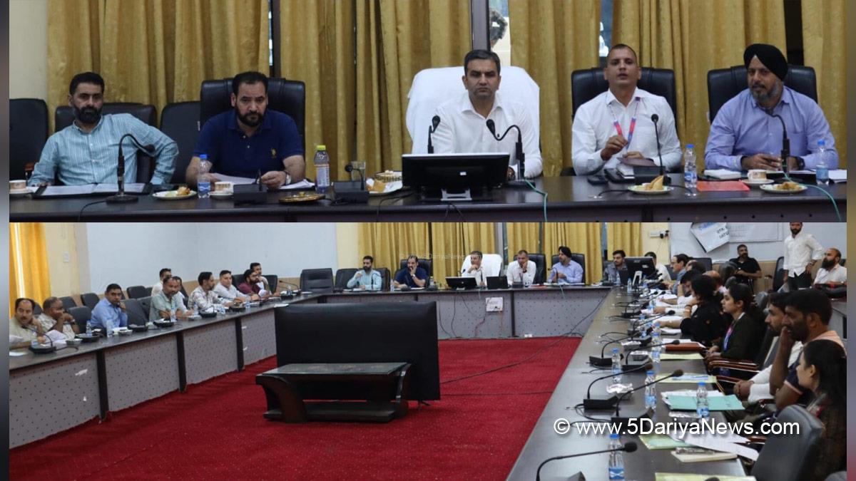 Mohammad Alyas Khan, Ramban, Deputy Commissioner Ramban, Kashmir, Jammu And Kashmir, Jammu, District Administration Ramban, District Level Review Committee, DLRC, District Level RSETI Advisory Committee, DLRAC
