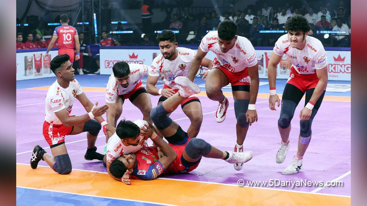 Sports News, Kabaddi, Pro Kabaddi League, PKL, Mohammadreza Shadloui, Ankit Dahiya, Gujarat Giants, UP Yoddhas