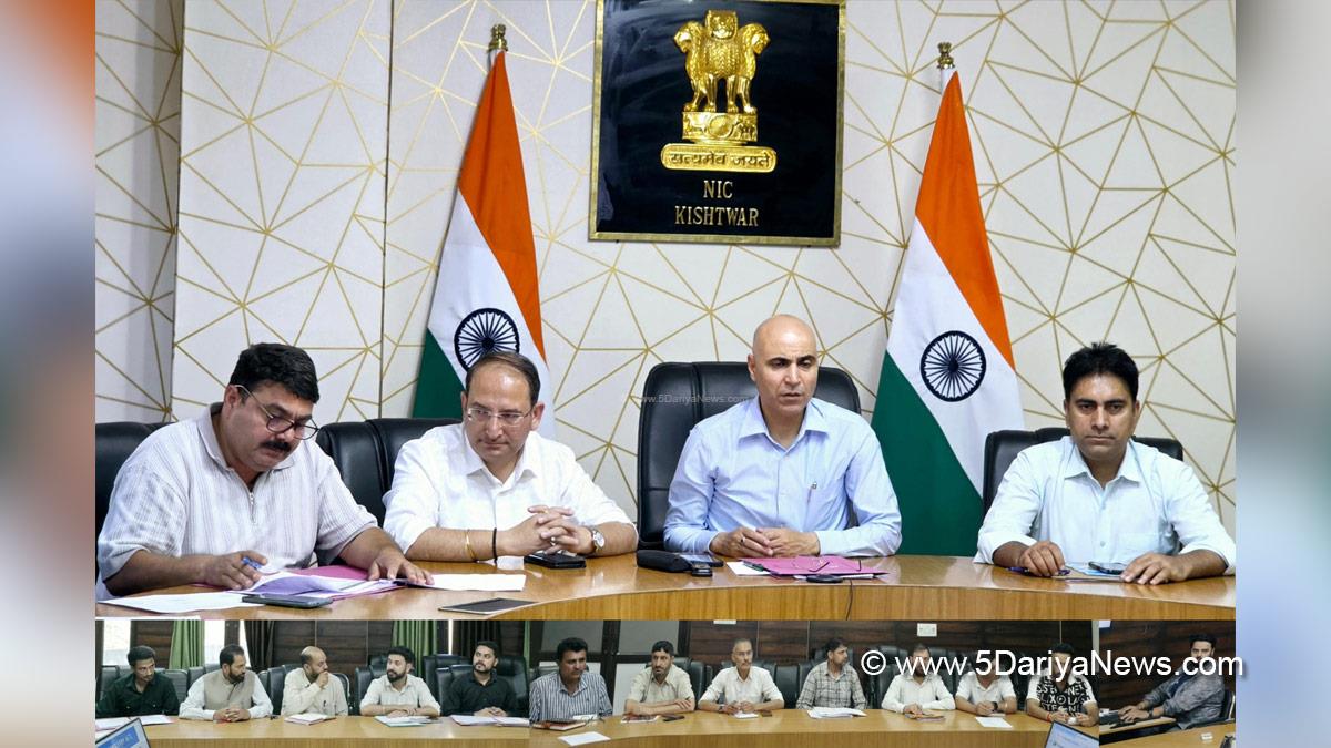 Pankaj Kumar Sharma, Kishtwar, DC Kishtwar, Deputy Commissioner Kishtwar, Kashmir, Jammu And Kashmir, Jammu, District Administration Kishtwar, District Level Cooperative Development Committee, DLCDC