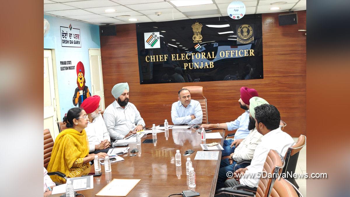 Sibin C, Election Commision Punjab, ECI, Chief Electoral Officer Punjab, CEO Punjab