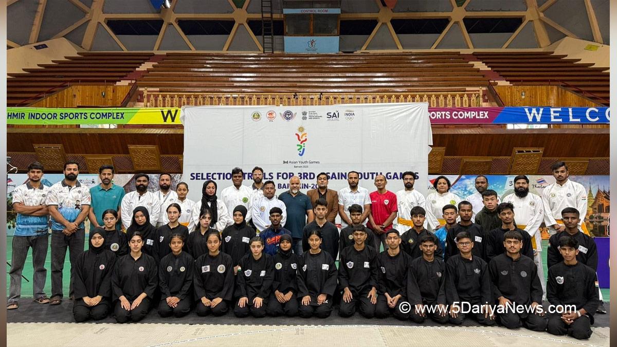 Sports News, Sports News JK, 3rd Asian Youth Games Bahrain 2025, Sher i Kashmir Indoor Sports Complex, SKISC, SKISC Srinagar, Srinagar, Kashmir, Jammu And Kashmir, Jammu