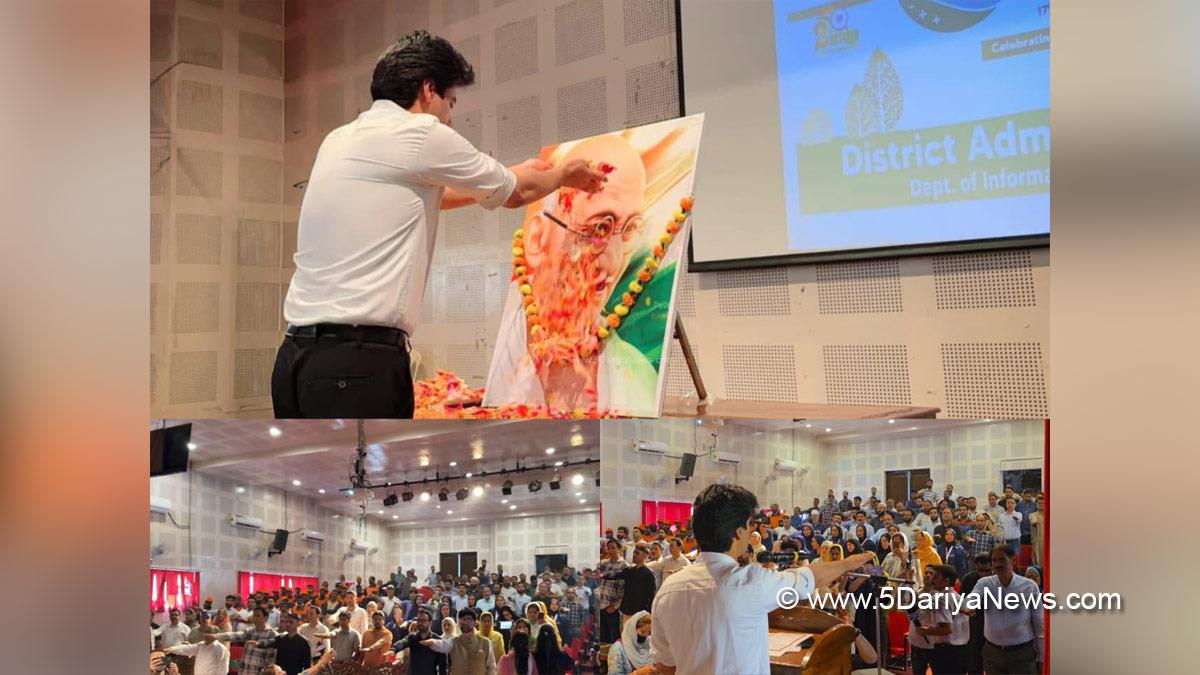 Syeed Fakhrudin Hamid, Anantnag, DC Anantnag, Deputy Commissioner Anantnag, S F Hamid, Kashmir, Jammu And Kashmir, Jammu, District Administration Anantnag, Sewa Parv 2025, Gandhi Jayanti