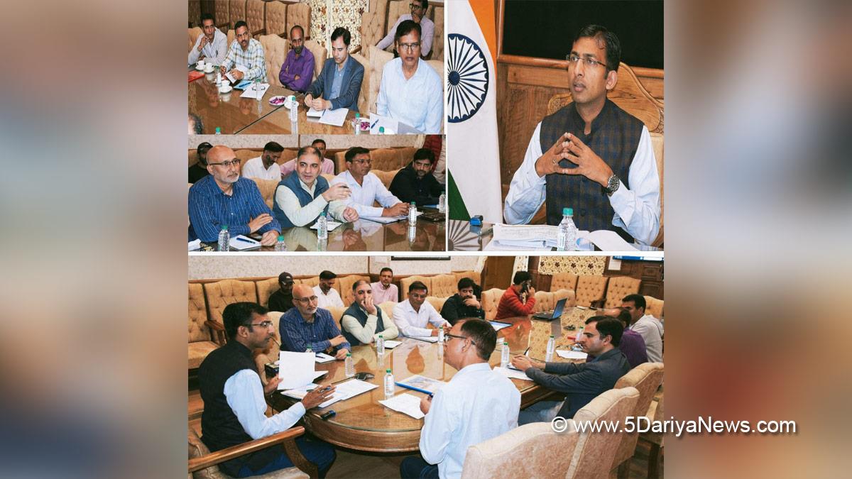 Anshul Garg, Divisional Commissioner Kashmir, Srinagar, Jammu, Kashmir, Jammu And Kashmir, District Administration Srinagar, India Meteorological Department, IMD