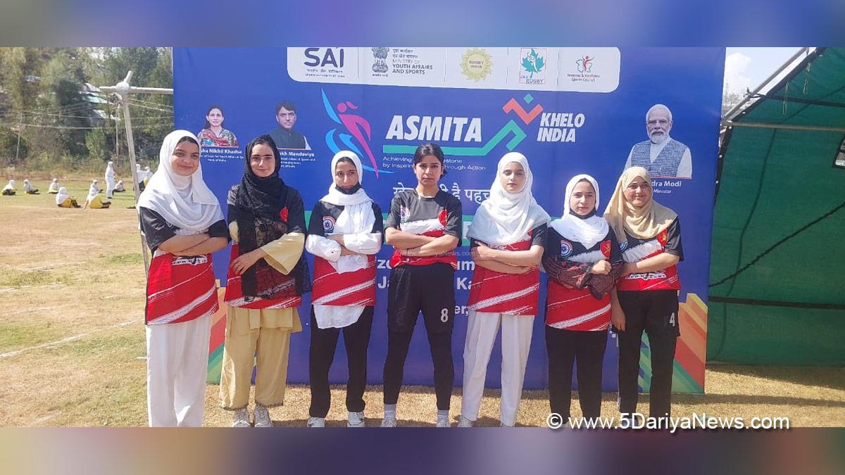 Sports News, Sports News JK, ASMlTA Khelo India Womens Rugby League 2025, Kupwara, Srinagar, Jammu, Kashmir, Jammu and Kashmir