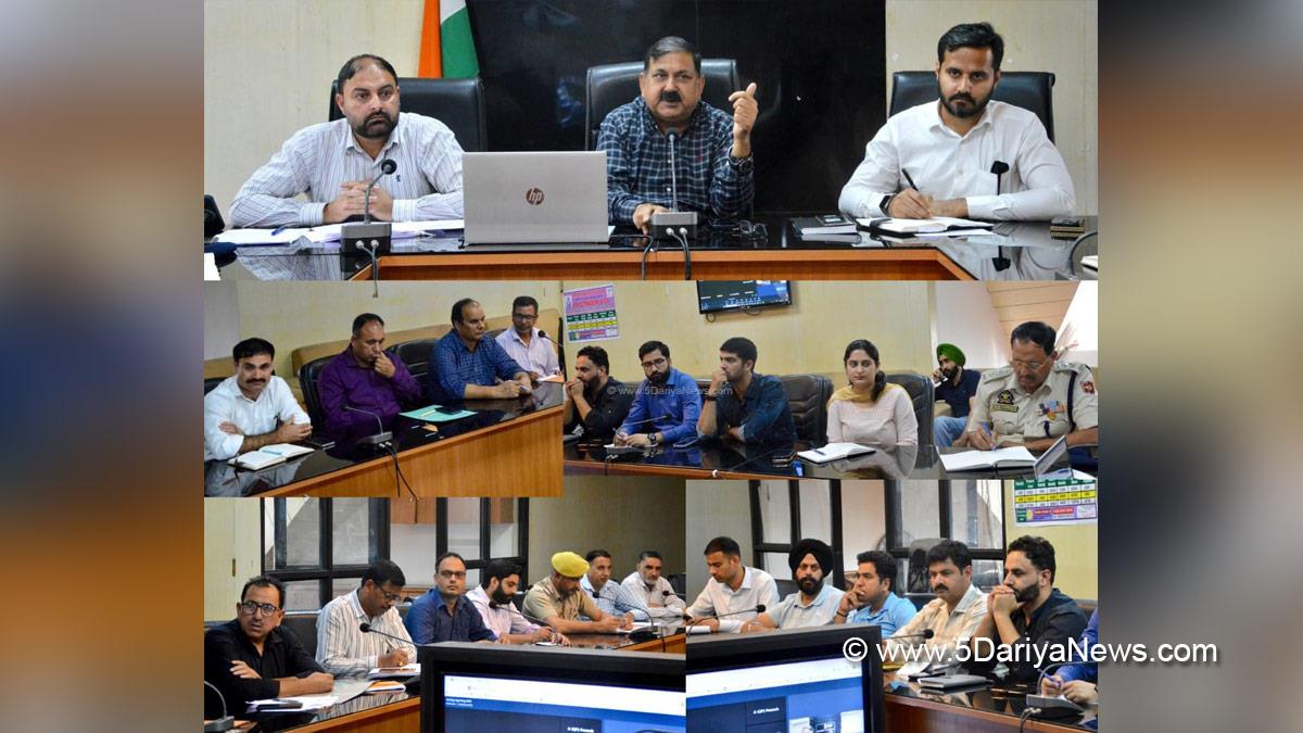 Ashok Kumar Sharma, Poonch, Deputy Commissioner Poonch, Kashmir, Jammu And Kashmir, Jammu, District Administration Poonch, State Disaster Response Force, SDRF