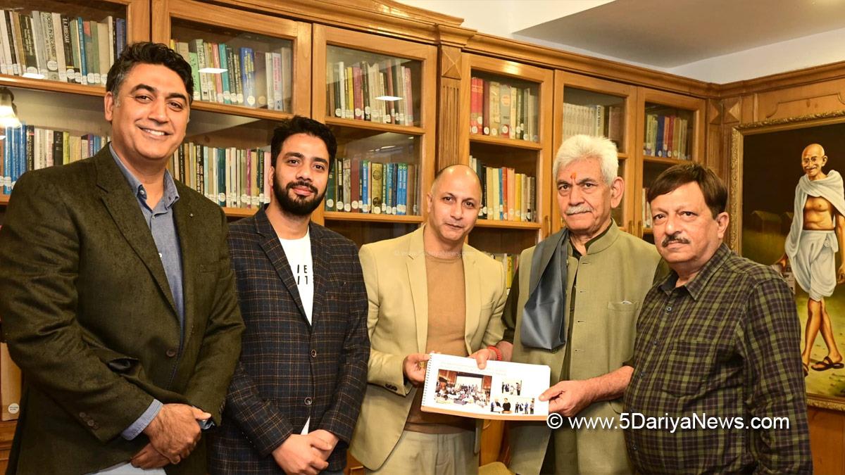 Manoj Sinha, Lieutenant Governor JK, Raj Bhavan, Jammu, Srinagar, Kashmir, Jammu And Kashmir, Pashmeena Entrepreneurs Makers and Artisans, PEMA, PEMA Foundation, Tariq Dar