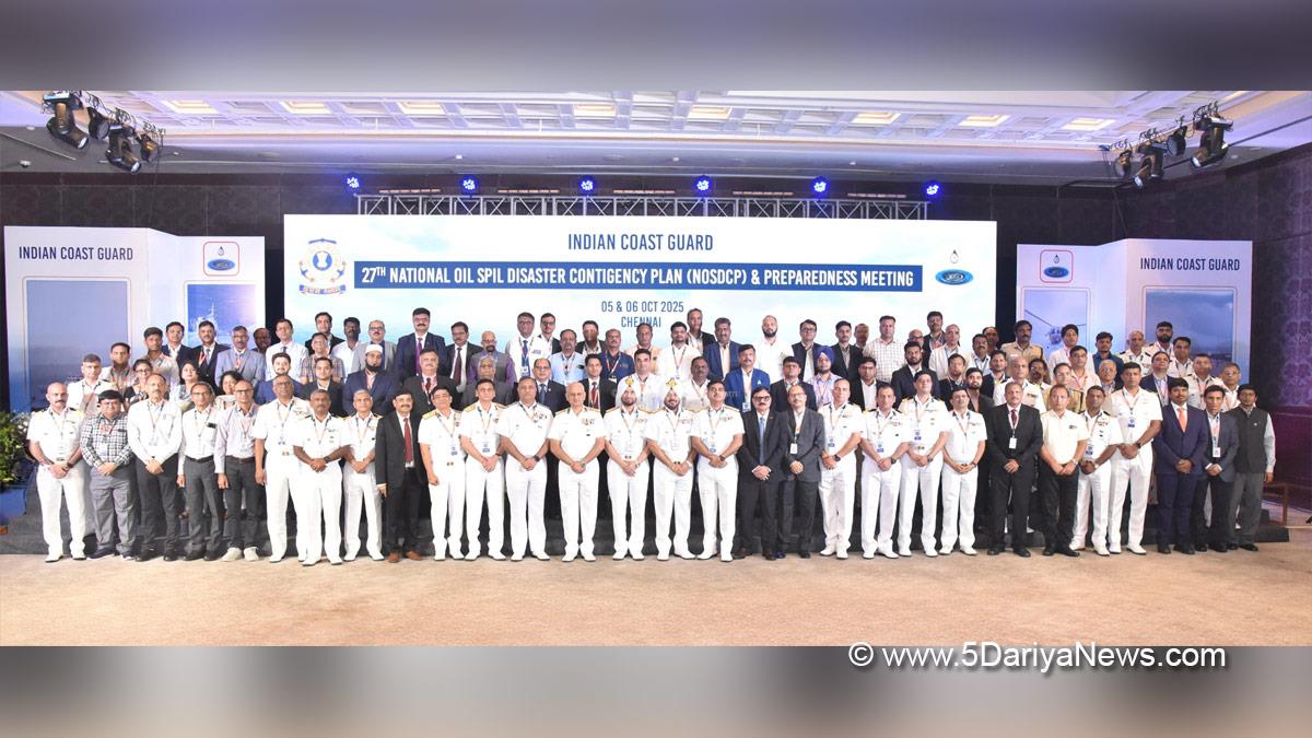 Military, Indian Coast Guard, ICG, National Level Pollution Response Exercise, NATPOLREXX, National Oil Spill Disaster Contingency Plan, NOSDCP