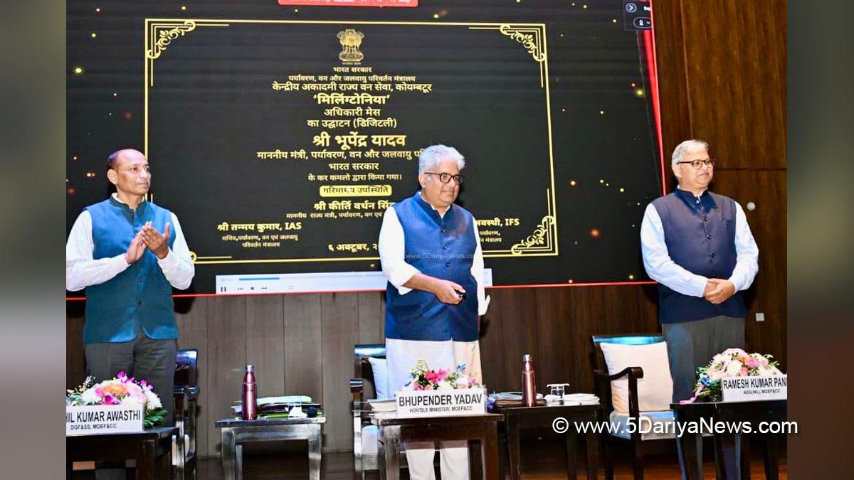Bhupender Yadav, Bhupendra Yadav, BJP, Bharatiya Janata Party, Union Minister for Environment Forest and Climate Change, Wildlife Week 2025