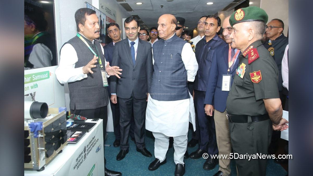 Rajnath Singh, Union Defence Minister, Defence Minister of India, BJP, Bharatiya Janata Party, Military, Chief of Defence Staff, General Anil Chauhan, iDEX Conclave