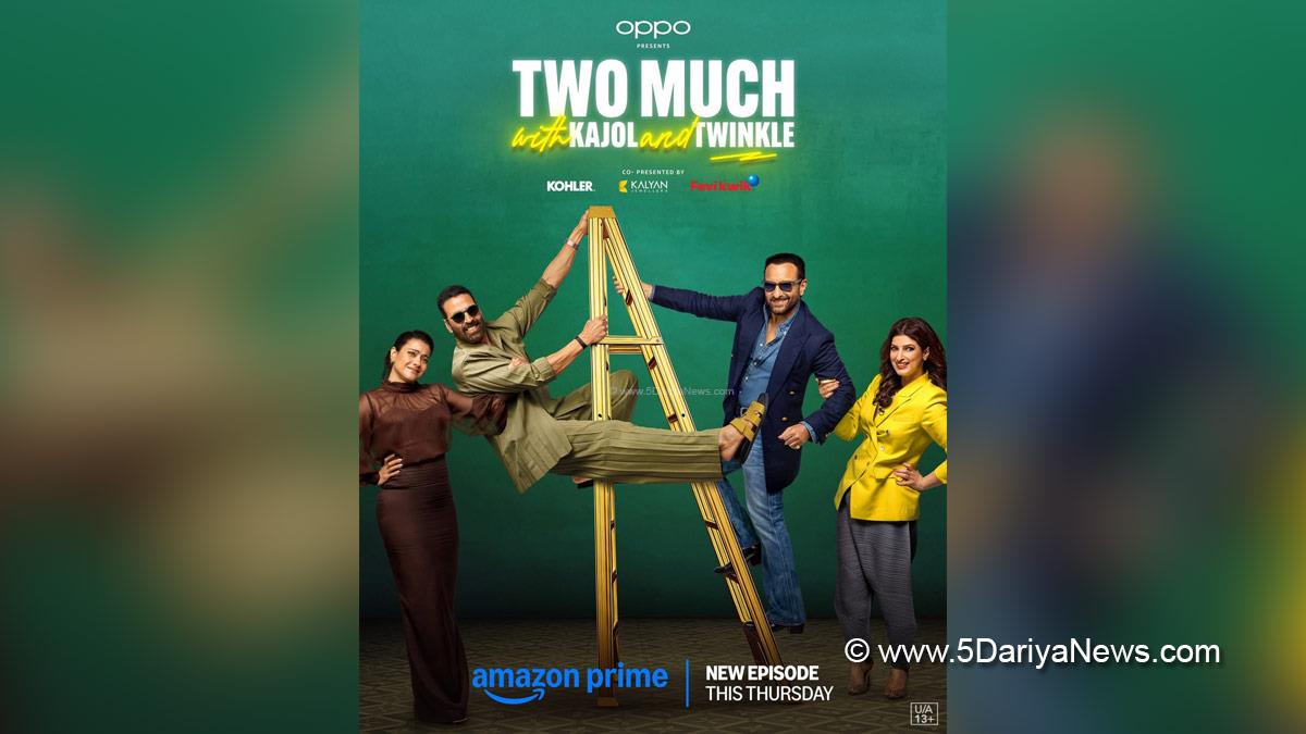 Akshay Kumar, Bollywood, Entertainment, Mumbai, Actor, Cinema, Hindi Films, Movie, Mumbai News, Saif Ali Khan, Kajol, Twinkle Khanna, Two Much With Kajol and Twinkle