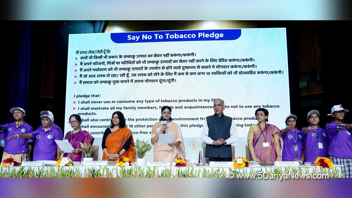 Anupriya Patel, BJP, Bharatiya Janata Party, Tobacco Free Youth Campaign