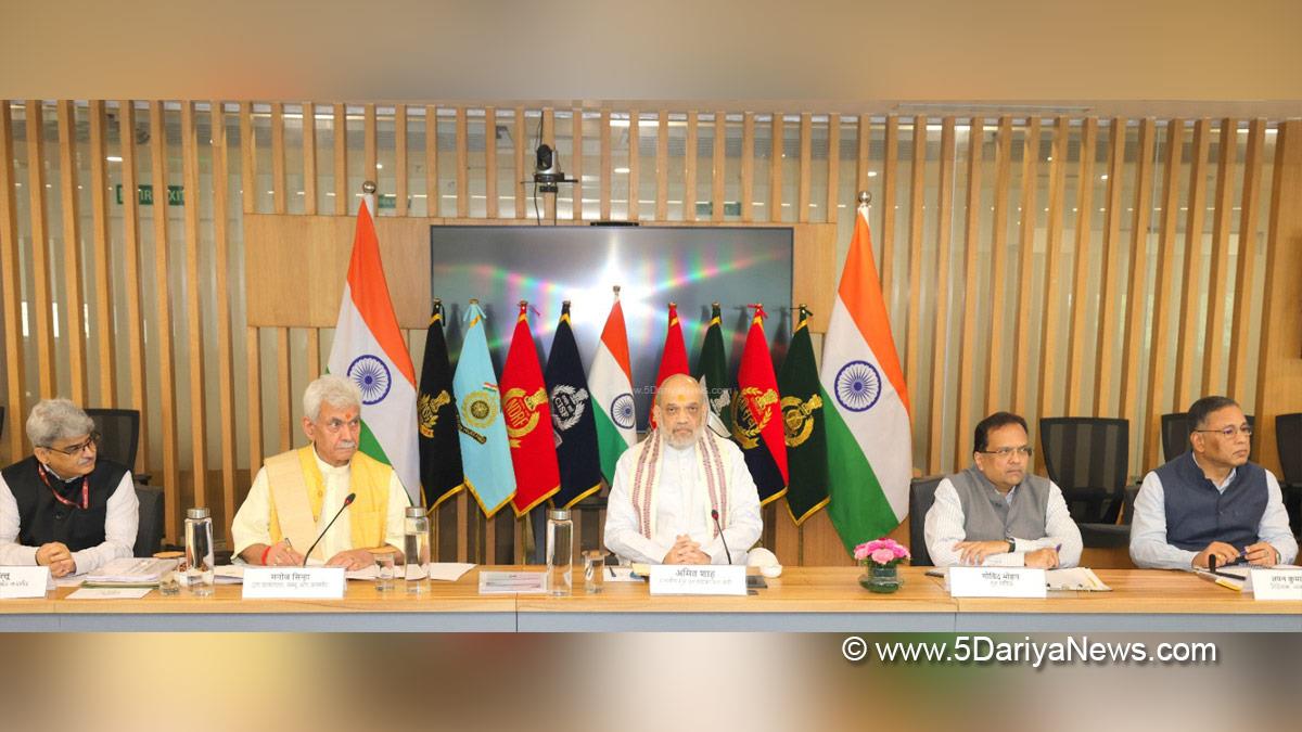 Amit Shah, Union Home Minister, BJP, Bharatiya Janata Party, Minister of Cooperation, Manoj Sinha, Atal Dulloo