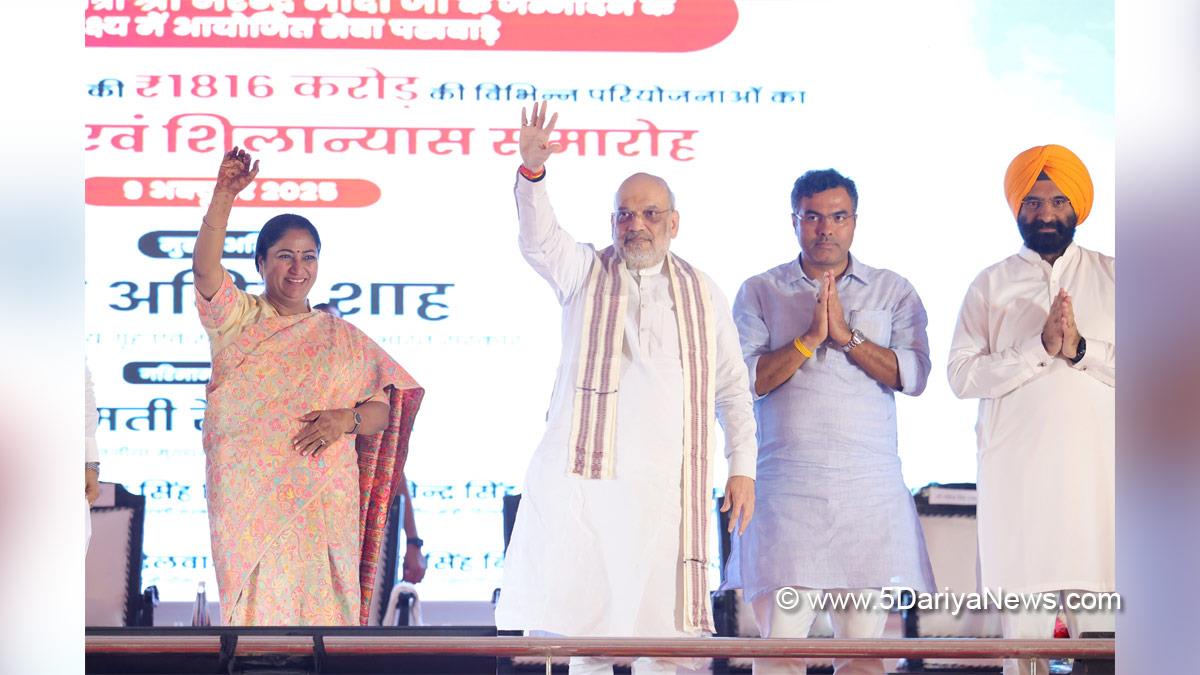 Amit Shah, Union Home Minister, BJP, Bharatiya Janata Party, Minister of Cooperation, Rekha Gupta, Manjinder Singh Sirsa, Parvesh Verma, Parvesh Sahib Singh Verma