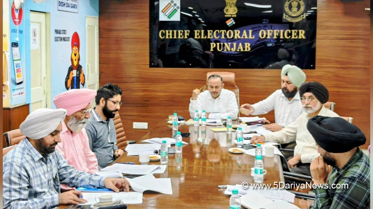 Sibin C, Election Commision Punjab, ECI, Chief Electoral Officer Punjab, CEO Punjab