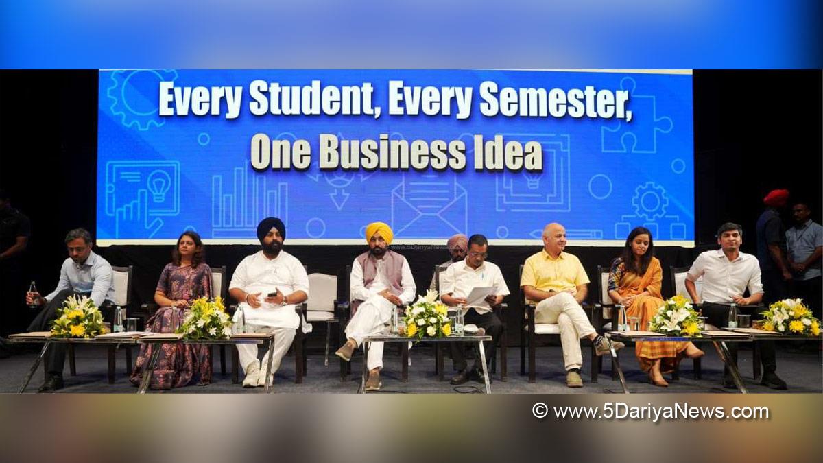 Bhagwant Mann, Bhagwant Singh Mann, AAP, Aam Aadmi Party, Aam Aadmi Party Punjab, AAP Punjab, Government of Punjab, Punjab Government, Punjab, Chief Minister Of Punjab, Arvind Kejriwal, Manish Sisodia, Harjot Singh Bains, Punjab Sikhya Kranti