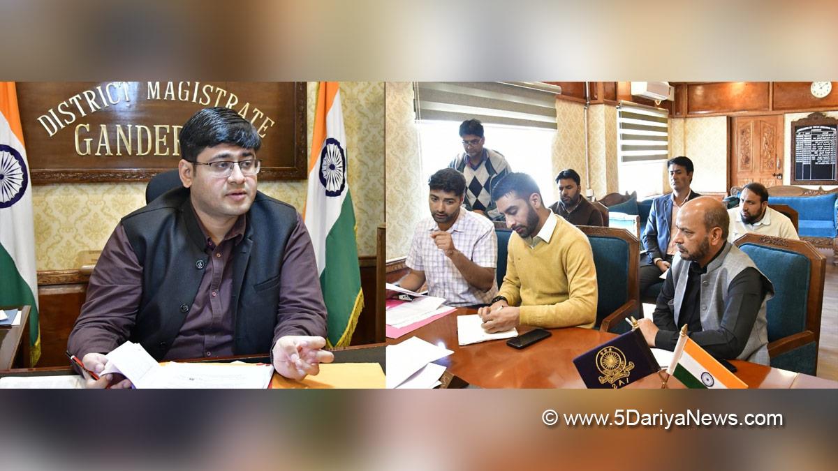 Jatin Kishore, Ganderbal, Deputy Commissioner Ganderbal, Kashmir, Jammu And Kashmir, Jammu, District Administration Ganderbal, District Level Committee, DLC