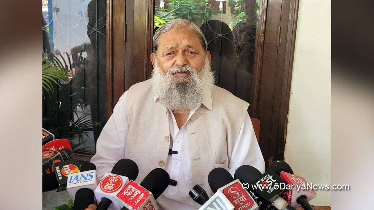 Anil Vij, Haryana, Ambala, Bharatiya Janata Party, BJP, BJP Haryana