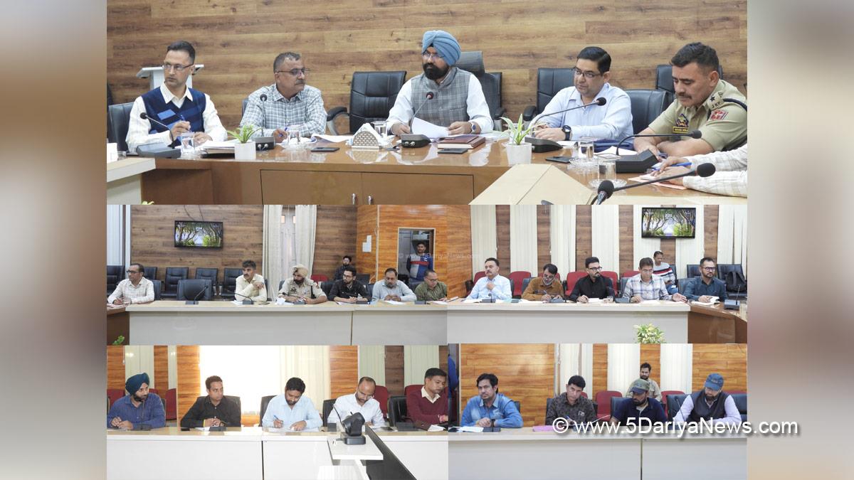 Harvinder Singh, Doda, Deputy Commissioner Doda, Kashmir, Jammu And Kashmir, Jammu, District Administration Doda, District Road Safety Committee, DRSC