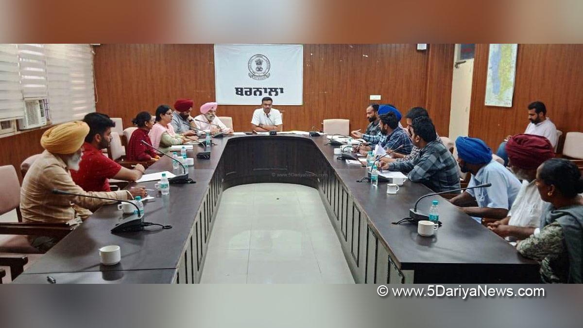 T Benith, DC Barnala, Deputy Commissioner Barnala, Barnala