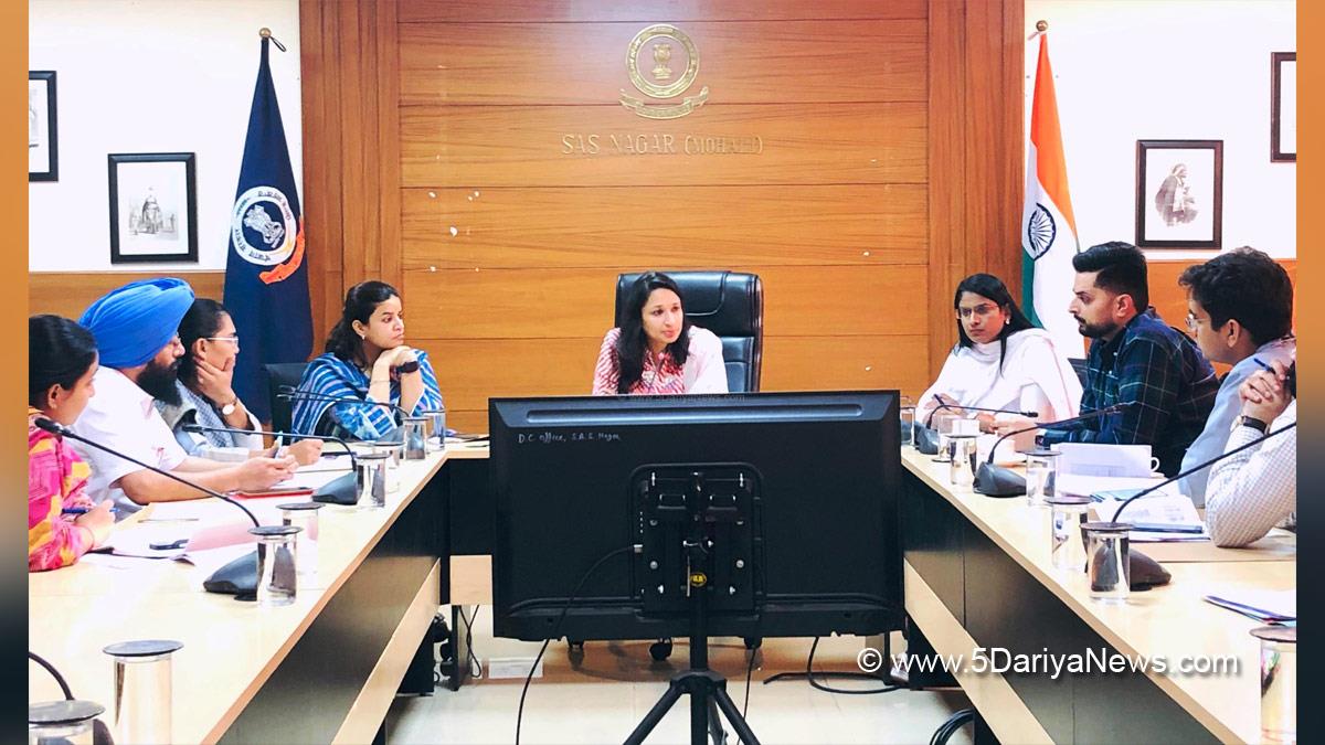 Komal Mittal, DC Mohali, Deputy Commissioner Mohali, SAS Nagar, SAS Nagar Mohali, Mohali, Sahibzada Ajit Singh Nagar