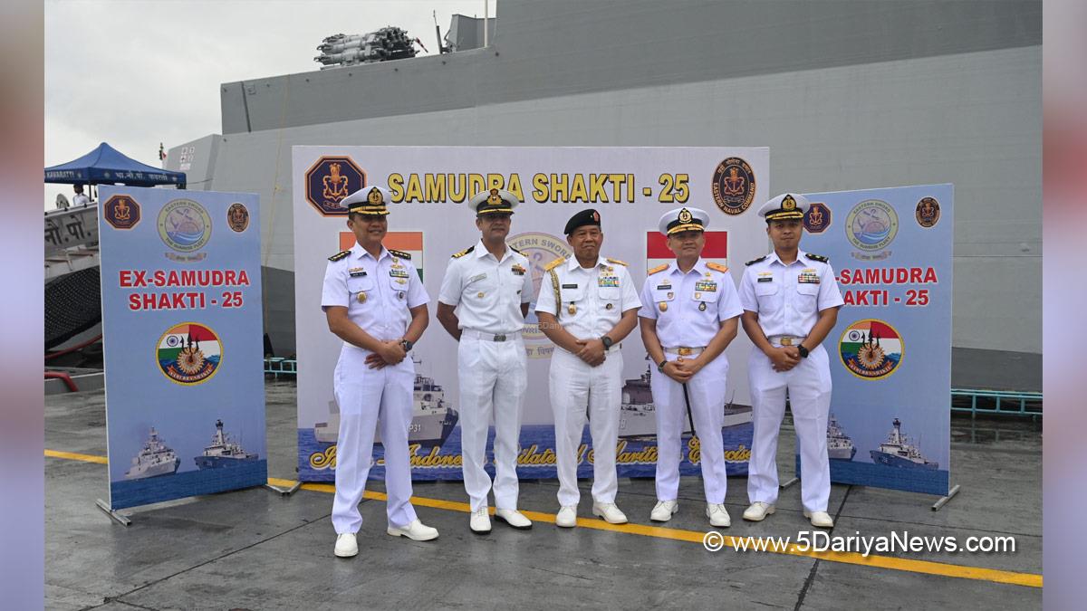 Military, Indian Navy, Samudra Shakti 2025, Indonesian Navy