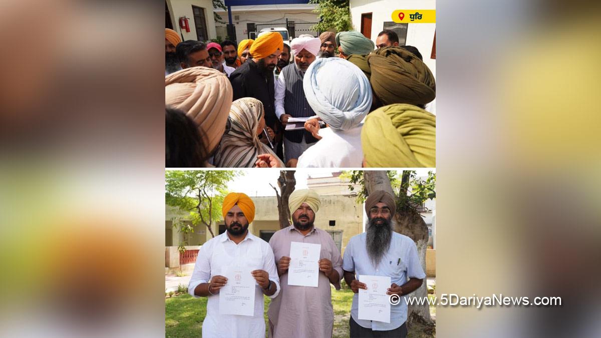 Harpal Singh Cheema, Advocate Harpal Singh Cheema, AAP, Aam Aadmi Party, Aam Aadmi Party Punjab, AAP Punjab, Government of Punjab, Punjab Government, Rahul Chaba, DC Sangrur, Deputy Commissioner Sangrur, Sangrur