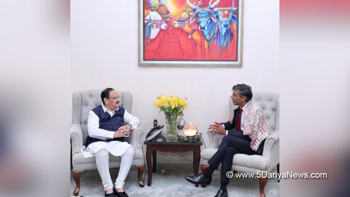 Jagat Prakash Nadda, JP Nadda, BJP, Bharatiya Janata Party, Rishi Sunak