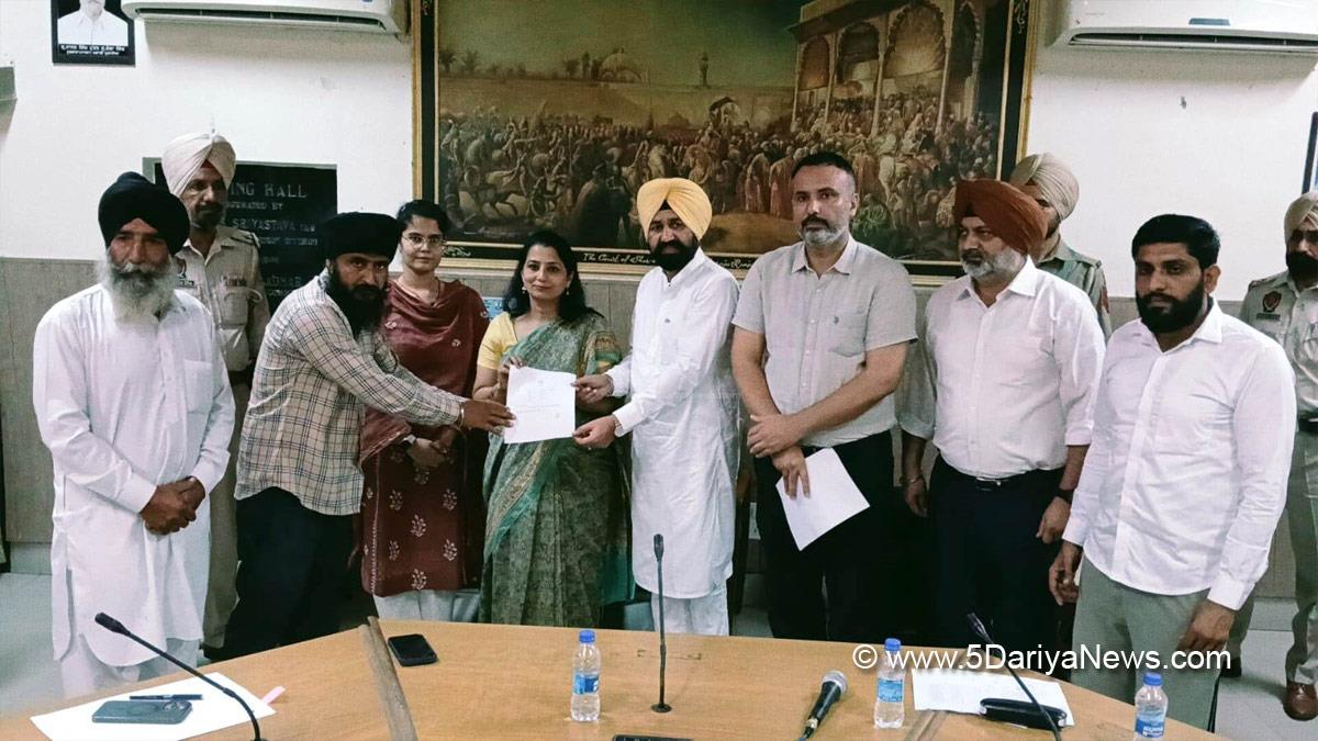 Gurpreet Singh Banawali, AAP, Aam Aadmi Party, Aam Aadmi Party Punjab, Sardulgarh, AAP Punjab, Navjot Kaur, DC Mansa, Deputy Commissioner Mansa, Mansa