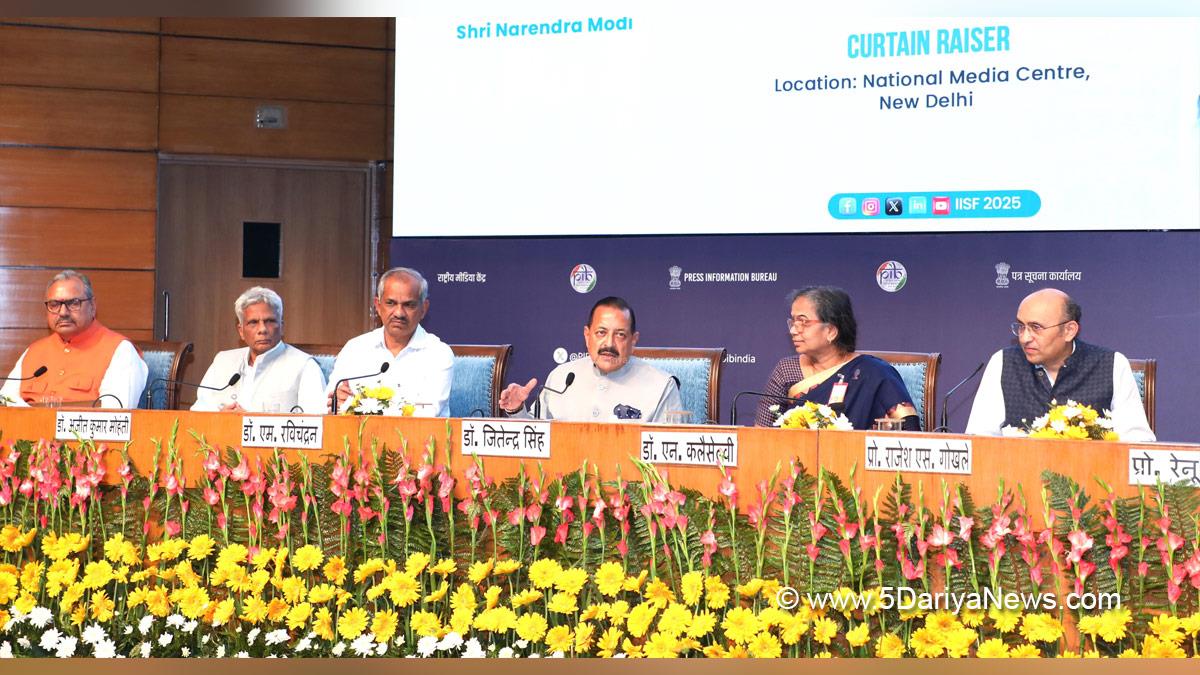 Dr Jitendra Singh, Bharatiya Janata Party, BJP, Union Minister of Earth Sciences, India International Science Festival, IISF, India International Science Festival 2025, IISF 2025