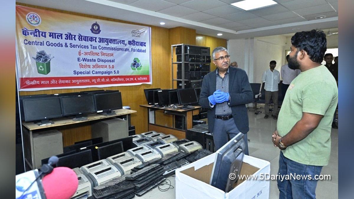 CGST Faridabad Commissionerate, CGST Panchkula Zone, Reyaz Ahmad, Aditya Yadav, Rubal Saroha, Special Campaign 2025, Faridabad