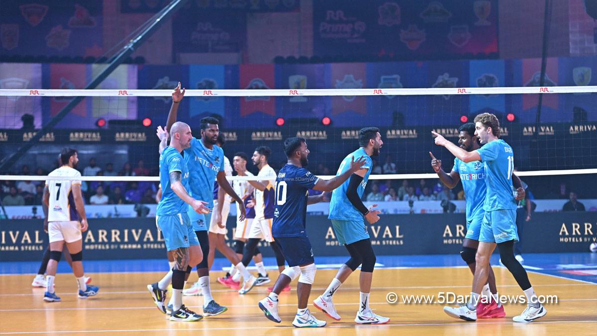 Sports News, Volleyball, Goa Guardians, Delhi Toofans, Hyderabad