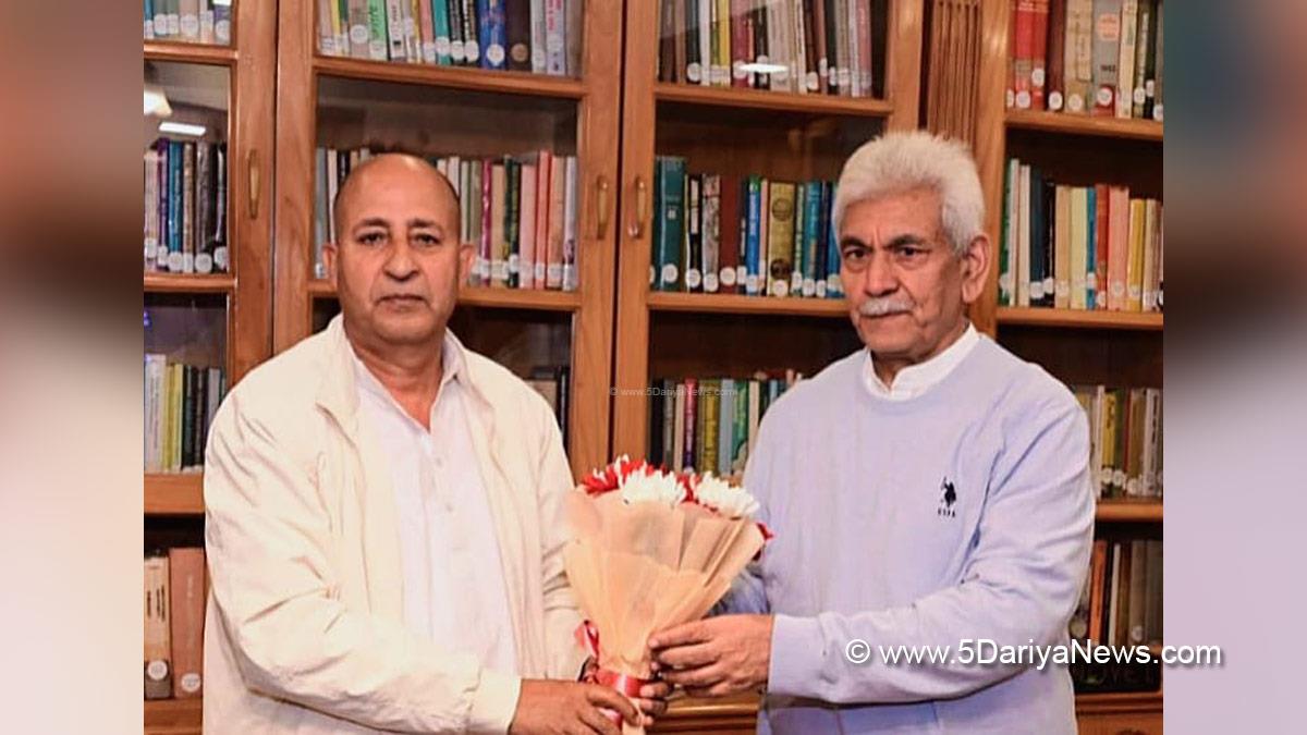 Manoj Sinha, Lieutenant Governor JK, Raj Bhavan, Jammu, Srinagar, Kashmir, Jammu And Kashmir, GM Shaheen, Janta Dal United, JDU