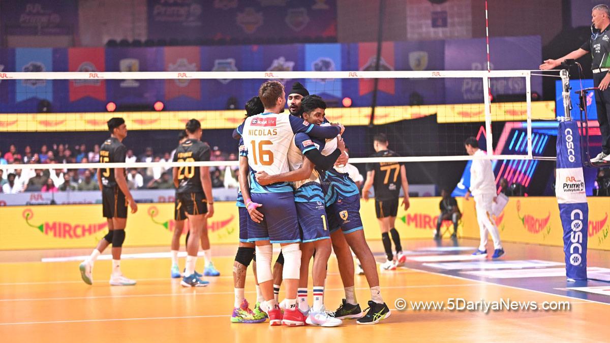 Sports News, Volleyball, Prime Volleyball League, PVL, Prime Volleyball League 2025, PVL 2025, Kochi Blue Spikers, Ahmedabad Defenders