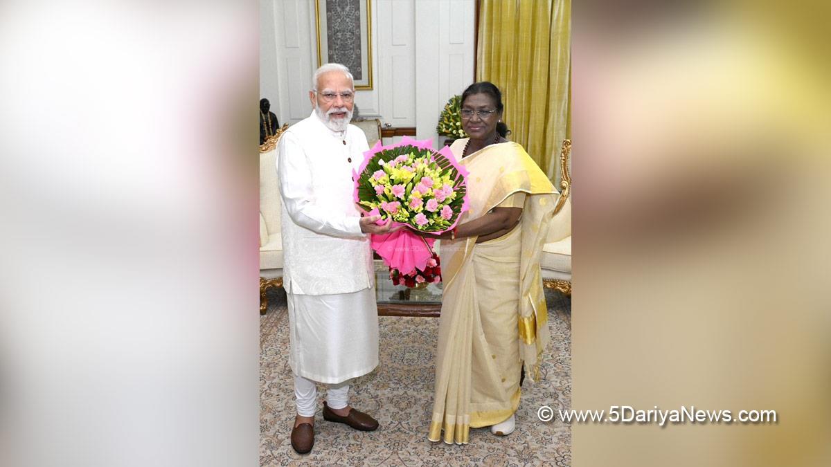 Narendra Modi, Modi, BJP, Bharatiya Janata Party, Prime Minister of India, Prime Minister, Narendra Damodardas Modi, Droupadi Murmu, President of India, President, Indian President, Rashtrapati