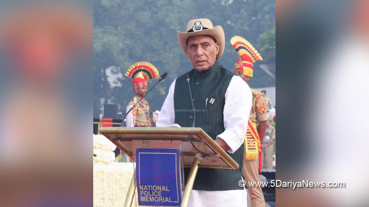 Rajnath Singh, Union Defence Minister, Defence Minister of India, BJP, Bharatiya Janata Party, Police Commemoration Day