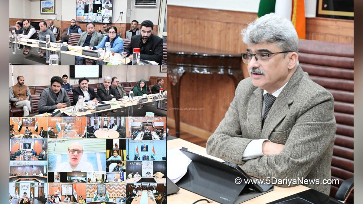 Atal Dulloo, Kashmir, Jammu And Kashmir, Jammu, Chief Secretary Kashmir, Dr Syed Abid Rasheed, Dr Syed Abid Rasheed Shah
