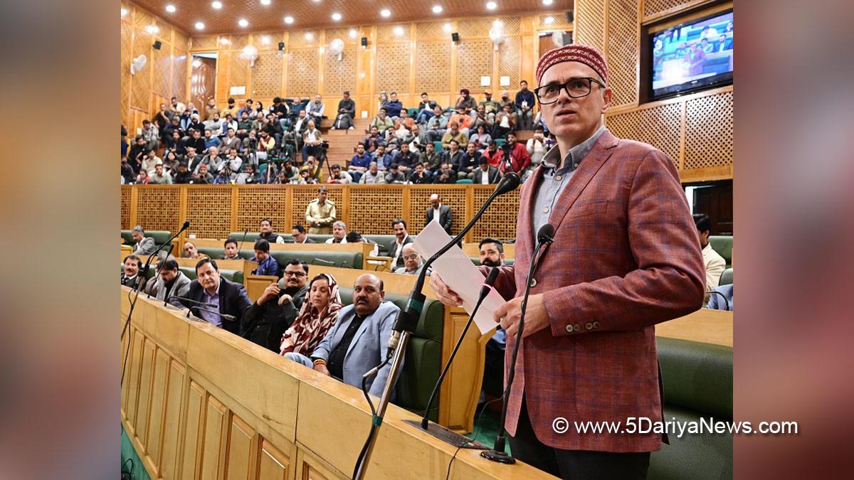 Omar Abdullah, Chief Minister of JK, Jammu and Kashmir National Conference, National Conference, Srinagar, Kashmir, Jammu And Kashmir, Jammu, Jammu and Kashmir Vidhan Sabha, JK Vidhan Sabha