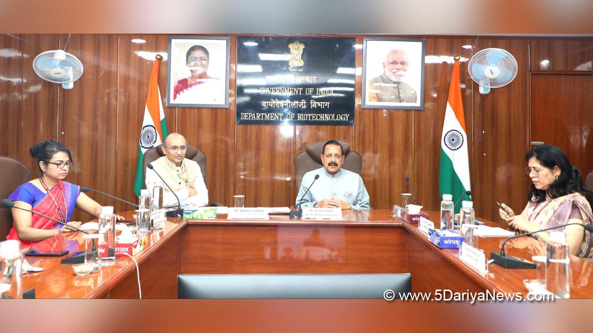 Dr Jitendra Singh, Bharatiya Janata Party, BJP, Union Minister of Earth Sciences, Department of Biotechnology, DBT